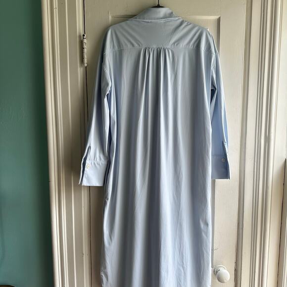 ONA by Yoon Chung Oversized Tropez Shirtdress Sky Blue - Picture 6 of 8
